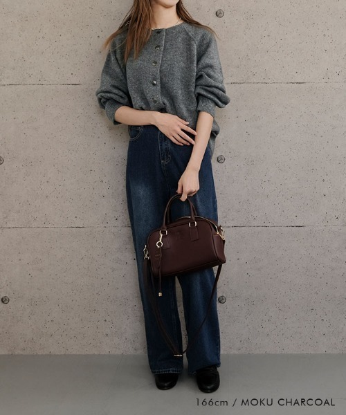 aquagarage（アクアガレージ）の「ドルマンスリーブニットカーディガン（カーディガン/ボレロ・レディース・オートミール/オレンジ/グレイッシュベージュ/ヘザーチャコール・M）」の7枚目の写真