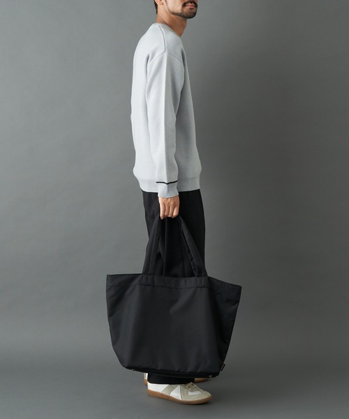 COLONY 2139（コロニートゥーワンスリーナイン）の「軽量400g コーデュラナイロントートバッグ【撥水】（トートバッグ・メンズ・ブラック・FREE）」の21枚目の写真