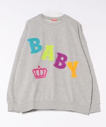 BABYDOLL | 親子お揃い BIGサガラロゴトレーナー 1053A(スウェット)