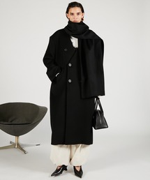 PRANK PROJECT | 【2025Winter Pre-Order】マフラー付きコート / Coat with Muffler(ノーカラーコート)