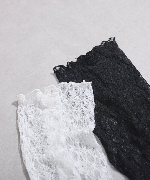 Kastane(カスタネ)の「レースソックス(ソックス/靴下・レディース・ブラック/ホワイト/アイボリー・FREE)」の16枚目の写真