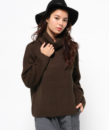 MOUSSY | Loose turtle knit(ニット/セーター)