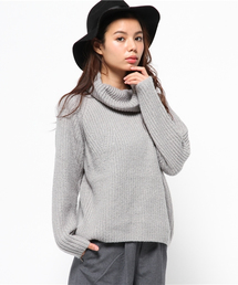 MOUSSY | Loose turtle knit(ニット/セーター)