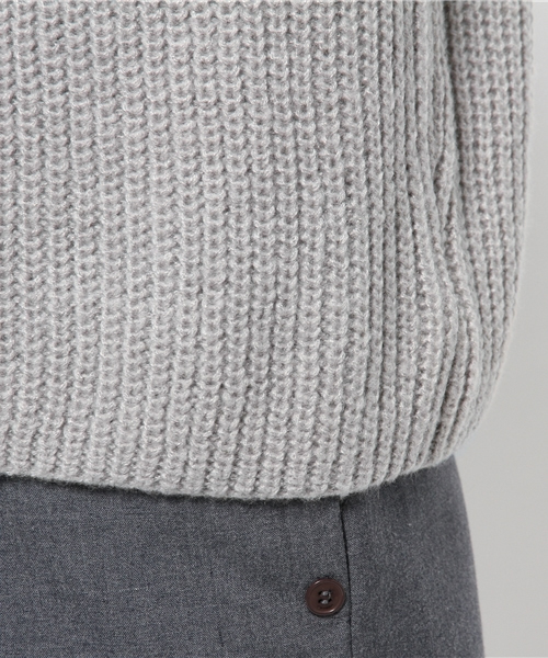 MOUSSY（マウジー）の「Loose turtle knit（ニット/セーター・レディース・ライトグレー/オフホワイト/ブラック/ブラウン・FREE）」の5枚目の写真