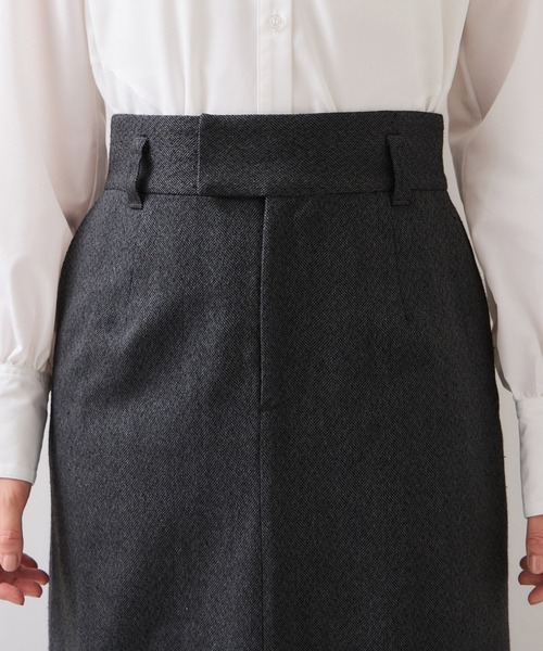 VIS（ビス）の「へリンボーンIラインロングスカート/セットアップ対応（スカート・レディース・ダークブラウン/チャコールグレー・S/M）」の21枚目の写真