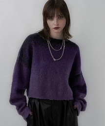 HARE | グラデモヘヤニットプルオーバー(HARE)(ニット/セーター)