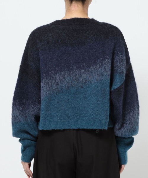 HARE（ハレ）の「グラデモヘヤニットプルオーバー(HARE)（ニット/セーター・レディース・ボルドー/ブルー/パープル/イエロー・FREE）」の18枚目の写真