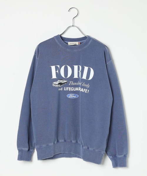 GOOD ROCK SPEED(グッドロックスピード)の「【GOOD ROCK SPEED(グッドロックスピード)】FORDロングスリーブスウェット(スウェット・レディース・アイボリー/ネイビー・FREE)」の15枚目の写真