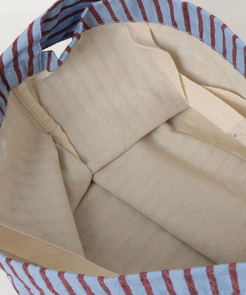 beej（ビージ）の「(beej)ONESHOULDER BAG STRIPE（ショルダーバッグ・レディース・ベージュ/ブラウン/ブルー・ONE SIZE）」の7枚目の写真