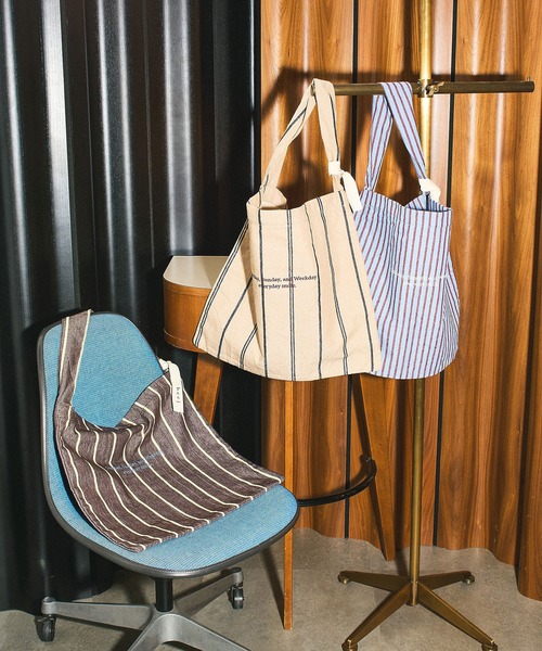 beej（ビージ）の「(beej)ONESHOULDER BAG STRIPE（ショルダーバッグ・レディース・ベージュ/ブラウン/ブルー・ONE SIZE）」の18枚目の写真