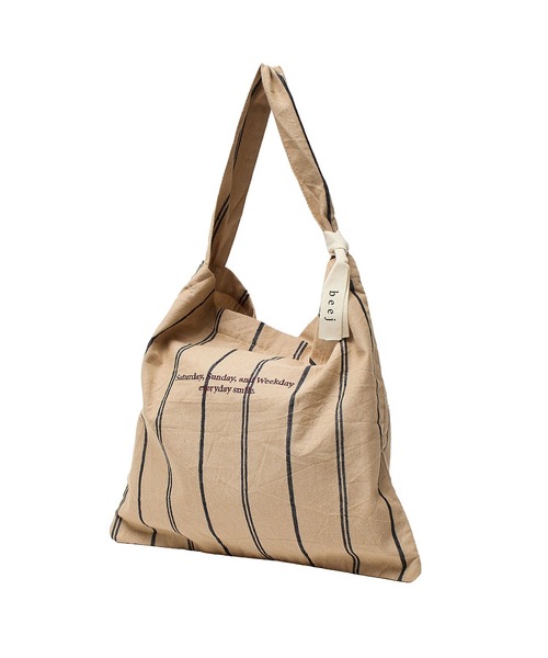 beej（ビージ）の「(beej)ONESHOULDER BAG STRIPE（ショルダーバッグ・レディース・ベージュ/ブラウン/ブルー・ONE SIZE）」の15枚目の写真