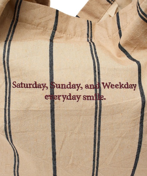 beej（ビージ）の「(beej)ONESHOULDER BAG STRIPE（ショルダーバッグ・レディース・ベージュ/ブラウン/ブルー・ONE SIZE）」の11枚目の写真