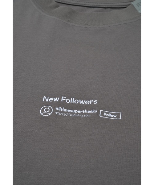 SUPERTHANKS(スーパーサンクス)の「フロント刺繍&バックスリット ロングTシャツ/SBY Embroidery Refined L/S T-shirt(Tシャツ/カットソー・メンズ・ホワイト/チャコールグレー/ブラック・S/M/L)」の17枚目の写真