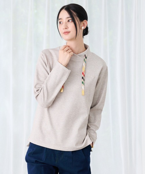 Arnold Palmer(アーノルドパーマー)の「マシュマロリブ フードライクプルオーバー(スウェット・レディース・ブラック/杢グレー/オートミール・M/S/L)」の3枚目の写真