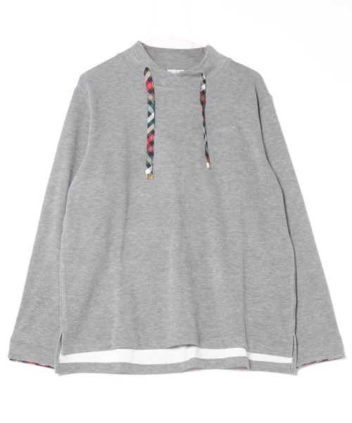 Arnold Palmer(アーノルドパーマー)の「マシュマロリブ フードライクプルオーバー(スウェット・レディース・ブラック/杢グレー/オートミール・M/S/L)」の22枚目の写真