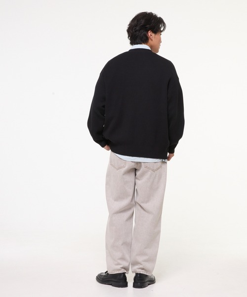 coca(coca)(コカ)の「ハイゲージニットカーディガン(カーディガン/ボレロ・メンズ・ブラック/グレー・L/M/XL)」の6枚目の写真
