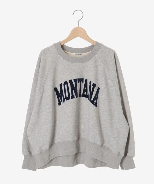 le.coeur blanc（ルクールブラン）の「《WEB限定アイテム》裏毛ロゴスウェットプルオーバー（スウェット・レディース・グレー/オートミール/ネイビー・38）」の21枚目の写真