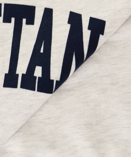 le.coeur blanc（ルクールブラン）の「《WEB限定アイテム》裏毛ロゴスウェットプルオーバー（スウェット・レディース・グレー/オートミール/ネイビー・38）」の4枚目の写真