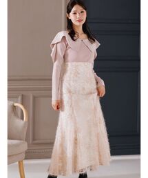 MERCURYDUO | シャギーエンブロイダリースカート(スカート)