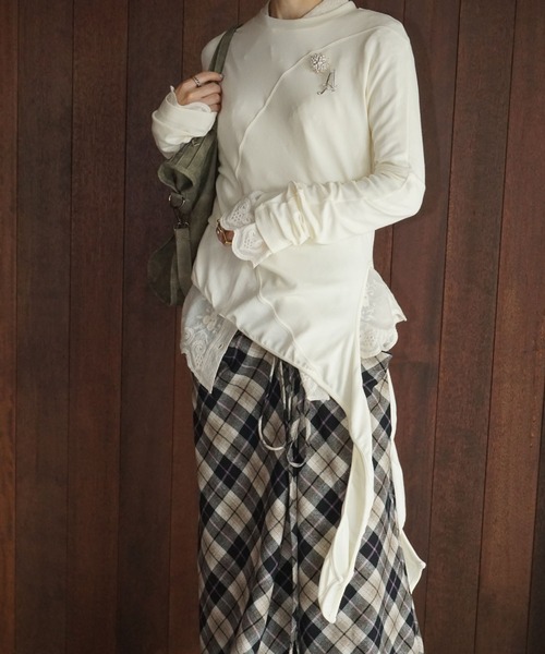 アシンメトリーデザイントップス chw25a108-ファッション通販サイト