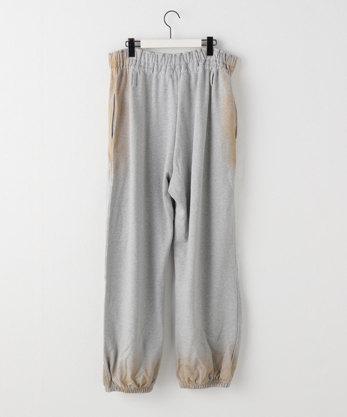 LCDC TM(エルシーディーシーティーエム)の「【Geek Office / ギークオフィス】LCDC TM / SPRAY WASHED PLEATS DETAIL TROUSERS(スウェットパンツ・レディース・チャコールグレー・FREE)」の6枚目の写真