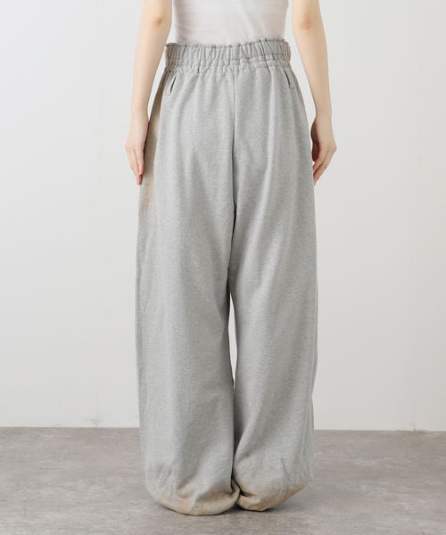 LCDC TM(エルシーディーシーティーエム)の「【Geek Office / ギークオフィス】LCDC TM / SPRAY WASHED PLEATS DETAIL TROUSERS(スウェットパンツ・レディース・チャコールグレー・FREE)」の17枚目の写真