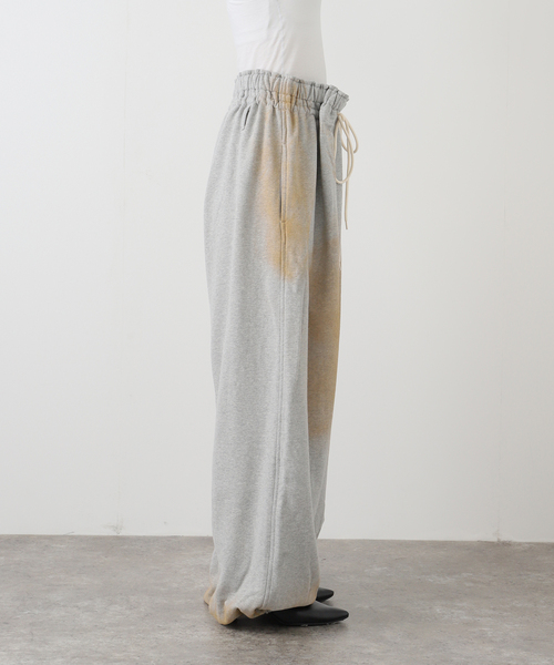 LCDC TM(エルシーディーシーティーエム)の「【Geek Office / ギークオフィス】LCDC TM / SPRAY WASHED PLEATS DETAIL TROUSERS(スウェットパンツ・レディース・チャコールグレー・FREE)」の18枚目の写真