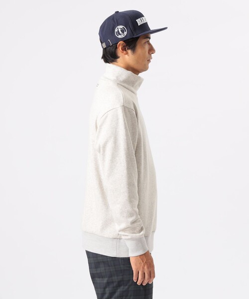 BEAMS GOLF(ビームスゴルフ)の「ORANGE LABEL / 裏起毛 ストレッチ ハイネックスウェット(スウェット・メンズ・ホワイト/グレー/ブラック・L/M/S/XL)」の10枚目の写真