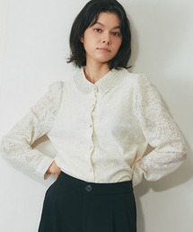 シャツ/ブラウス（ホワイト/白色系・ビジュー）ファッション通販