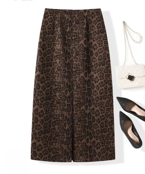 SPIGA(スピーガ)の「レオパード柄マキシ丈スカート(スカート・レディース・レオパード・SMALL/MEDIUM/LARGE/X-LARGE)」の2枚目の写真