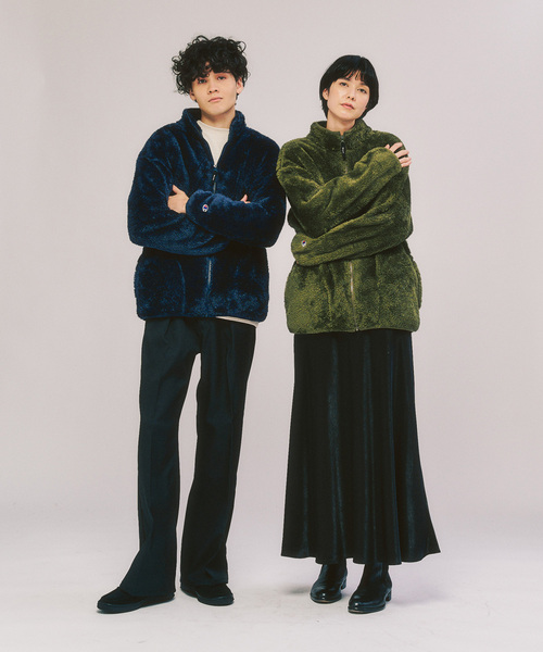 Champion（チャンピオン）の「CHAMPION / チャンピオン Shelpa Fleece ZIP JACKET（その他アウター・メンズ・ブラック/カーキ/ネイビー・MEDIUM/LARGE/X-LARGE）」の5枚目の写真