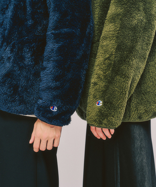 Champion（チャンピオン）の「CHAMPION / チャンピオン Shelpa Fleece ZIP JACKET（その他アウター・メンズ・ブラック/カーキ/ネイビー・MEDIUM/LARGE/X-LARGE）」の7枚目の写真