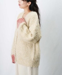 ルカ LUCA☆定1万☆クリスタルボタン 薄手 カーディガン☆E-M 5063 LUCA⁄LADY LUCK LUCA（ルカ⁄レディラックルカ）の「LC⁄LLL フェザー