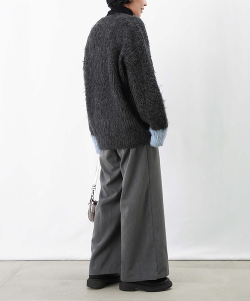 ルカ LUCA☆定1万☆クリスタルボタン 薄手 カーディガン☆E-M 5063 LUCA⁄LADY LUCK LUCA（ルカ⁄レディラックルカ）の「LC⁄LLL フェザー