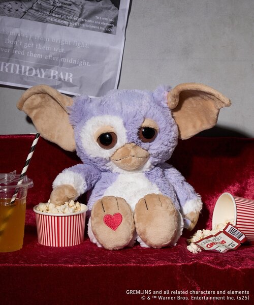 GREMLINS グレムリン】ギズモ ライラックグレーHeart 35cm（おもちゃ