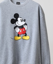 MICKEYMOUSE 裏起毛 オーバーサイズトレーナー