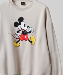 MICKEYMOUSE 裏起毛 オーバーサイズトレーナー