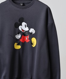 MICKEYMOUSE 裏起毛 オーバーサイズトレーナー
