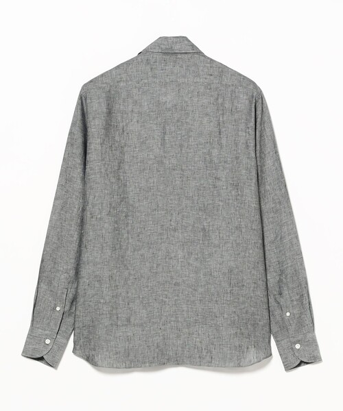 BEAMS F(ビームスエフ)の「Maria Santangelo / POLO JP リネン プルオーバー シャツ(シャツ/ブラウス・メンズ・グレー/ホワイト/ケリーグリーン/ネイビー・XS/M/L/S)」の15枚目の写真