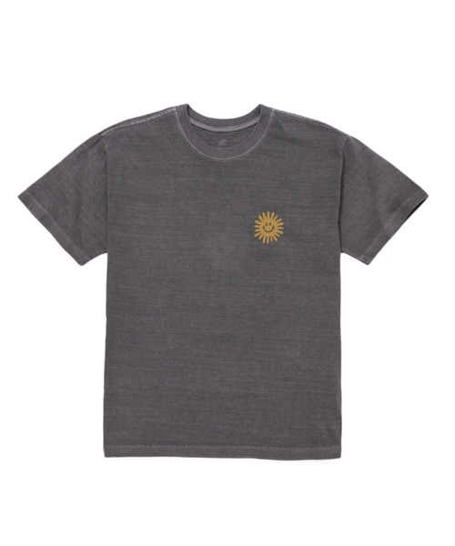 PR01.(ピーアールワン)の「BIG WAVE ピース&スマイル プリントTシャツ(Tシャツ/カットソー・メンズ・グレー・LARGE/MEDIUM)」の1枚目の写真