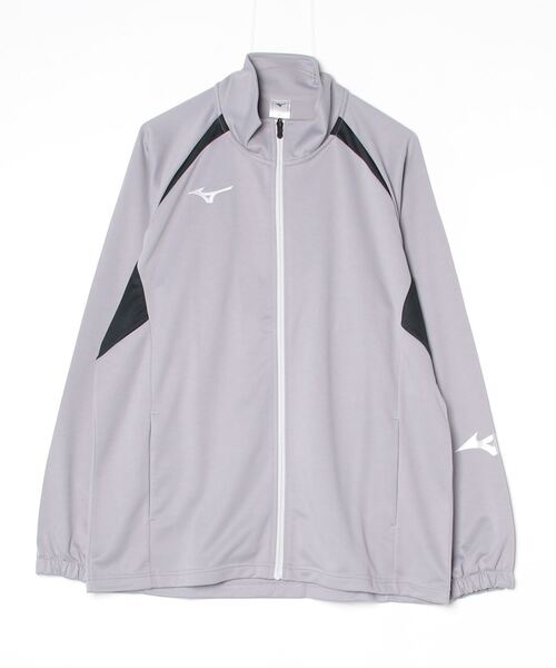 MIZUNO(ミズノ )の「ミズノ ウォームアップジャケットAP(ジャージ・メンズ・ネイビー/グレー/ブラック・M/L/LL/3L)」の2枚目の写真