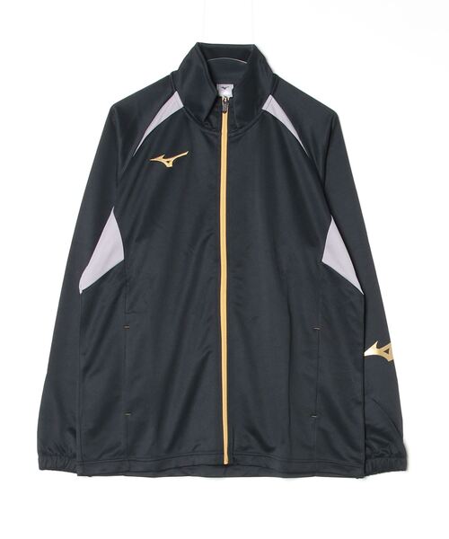 MIZUNO(ミズノ )の「ミズノ ウォームアップジャケットAP(ジャージ・メンズ・ネイビー/グレー/ブラック・M/L/LL/3L)」の1枚目の写真