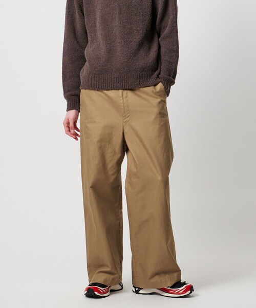 UNITED ARROWS & SONS（ユナイテッドアローズアンドサンズ）の「＜UNITED ARROWS & SONS＞ CTN/SRG BAGGY TROUSERS 25AW/パンツ（チノパンツ・メンズ・ダークブラウン/ベージュ・XL/S/L/M）」の6枚目の写真