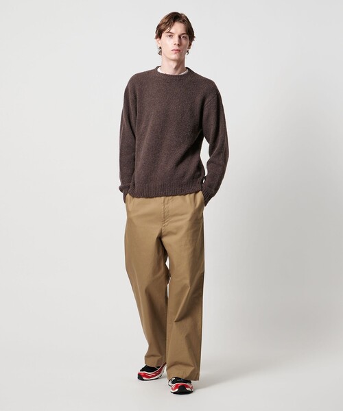 UNITED ARROWS & SONS（ユナイテッドアローズアンドサンズ）の「＜UNITED ARROWS & SONS＞ CTN/SRG BAGGY TROUSERS 25AW/パンツ（チノパンツ・メンズ・ダークブラウン/ベージュ・XL/S/L/M）」の21枚目の写真