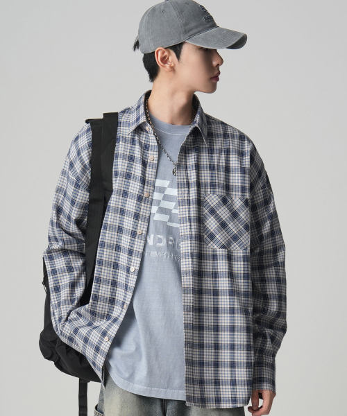 AVANDRESS(アバンドレス )の「Alton Overfit Check Shirt RED(シャツ/ブラウス・レディース・レッド・LARGE/MEDIUM/X-LARGE)」の5枚目の写真