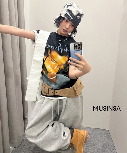 AAKAM(アーカム)の「Laced CROS2 Patch Sweatpants (Gray)(スウェットパンツ・レディース・グレー・2/1)」の17枚目の写真
