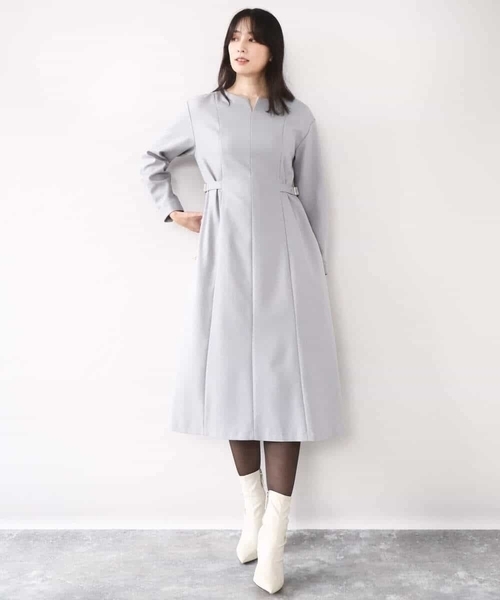 OFUON（オフオン）の「【2025AW】ウールライクベルトデザイン