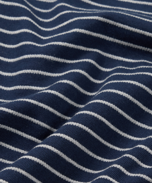 FRIZMWORKS(フリズムワークス)の「STRIPE OVERSIZED RELAX TEE 003 _ NAVY(Tシャツ/カットソー・メンズ・その他・LARGE/SMALL/MEDIUM/X-LARGE)」の7枚目の写真