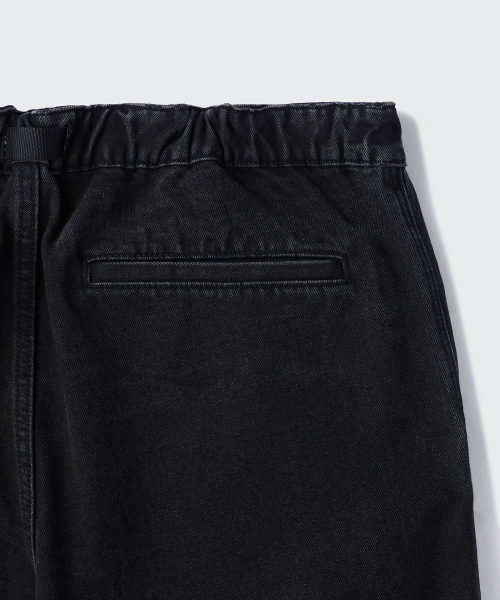 MUSINSA STANDARD（ムシンサスタンダード）の「[シティレジャー] ベルト付きデニムパラシュートパンツ [ウォッシュドブラック]（デニムパンツ・メンズ・その他・31/33/26/27/28/29/38/42/36/34/32/30/40）」の7枚目の写真