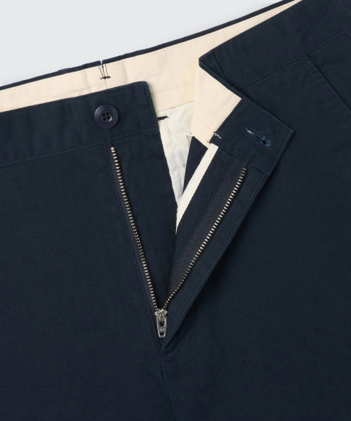 MUSINSA STANDARD（ムシンサスタンダード）の「コットンヘリンボーンテーパードパンツ[ネイビー]（その他パンツ・メンズ・その他・31/33/26/27/28/29/40/42/36/34/32/30）」の3枚目の写真
